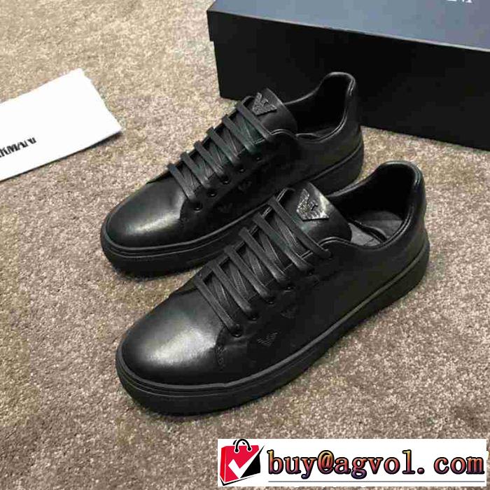 ランニングシューズ お手頃価格でGET アルマーニ ARMANI  2色可選 入手困難限定アイテム