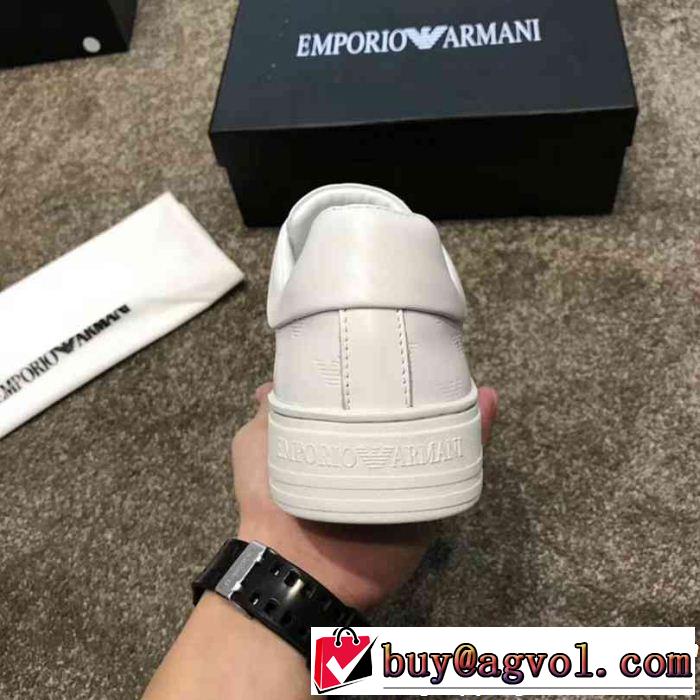 ランニングシューズ お手頃価格でGET アルマーニ ARMANI  2色可選 入手困難限定アイテム