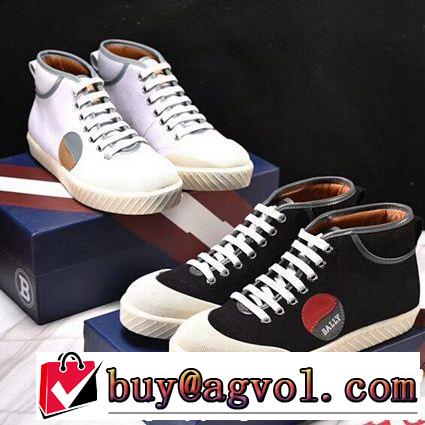 格好良いアイテム 最近人気一番！ BALLY バリー  ハイトップシューズ 2色可選