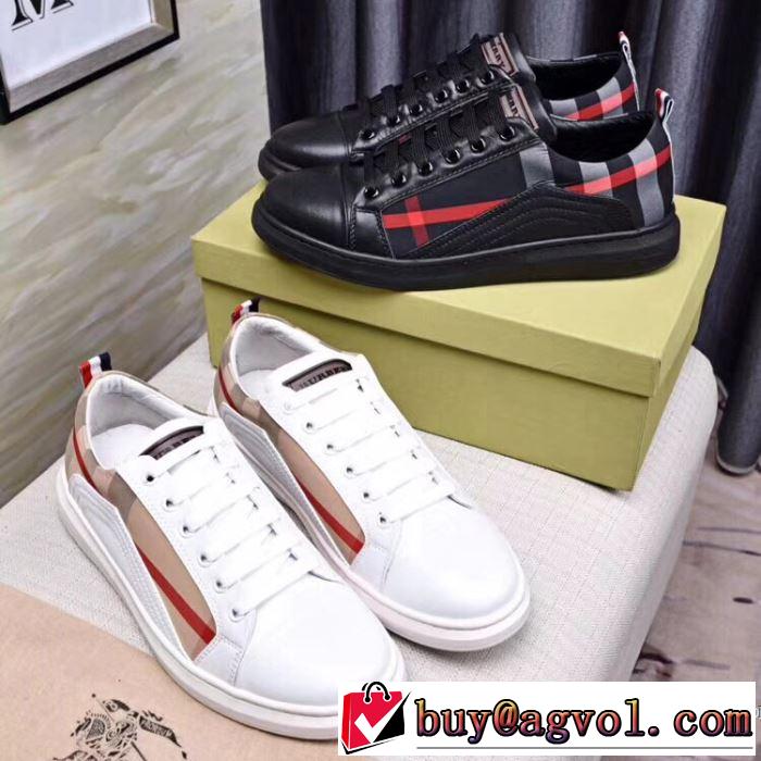 SALE品追加 スニーカー2018新品バーバリー BURBERRY 2色可選