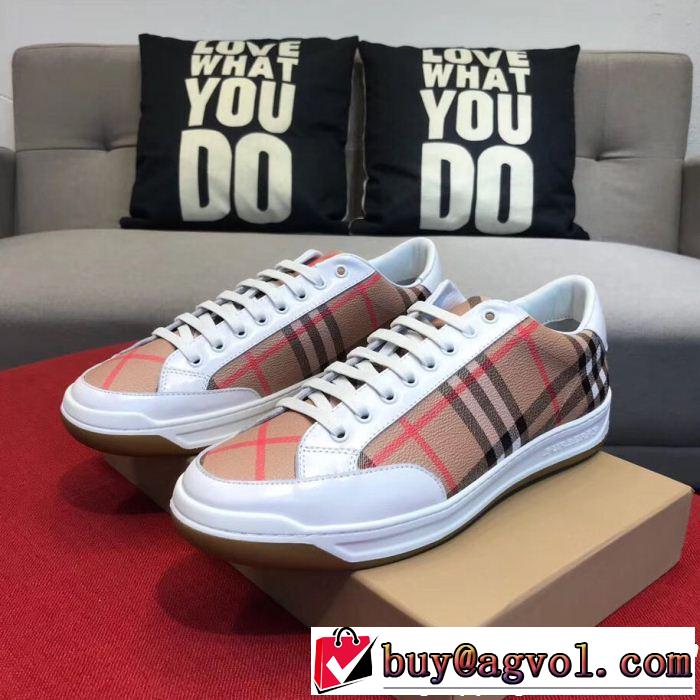 2018夏更新人気商品 ランニングシューズ  バーバリー BURBERRY 2色可選 クリスマスおすすめアイテム