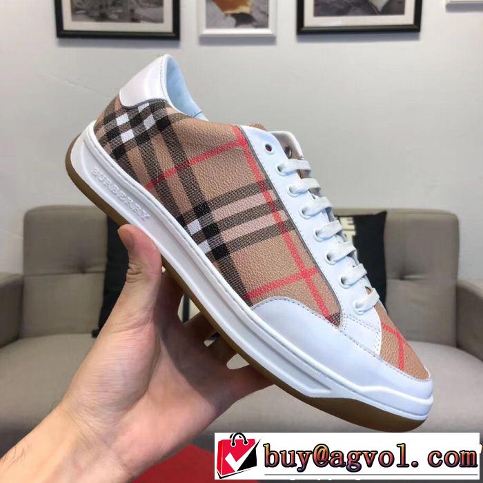 2018夏更新人気商品 ランニングシューズ  バーバリー BURBERRY 2色可選 クリスマスおすすめアイテム