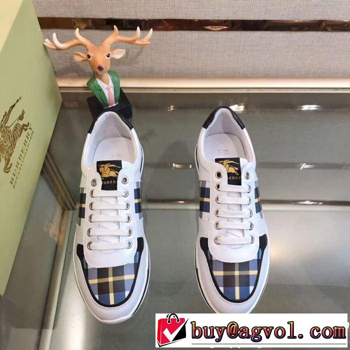  カジュアルシューズ 人気商品最新作 バーバリー大人気発売中 BURBERRY 毎年大人気！2019 