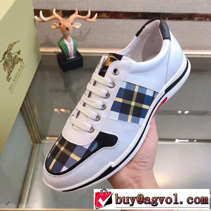 カジュアルシューズ 人気商品最新作 バーバリー大人気発売中 BURBERRY 毎年大人気！2019