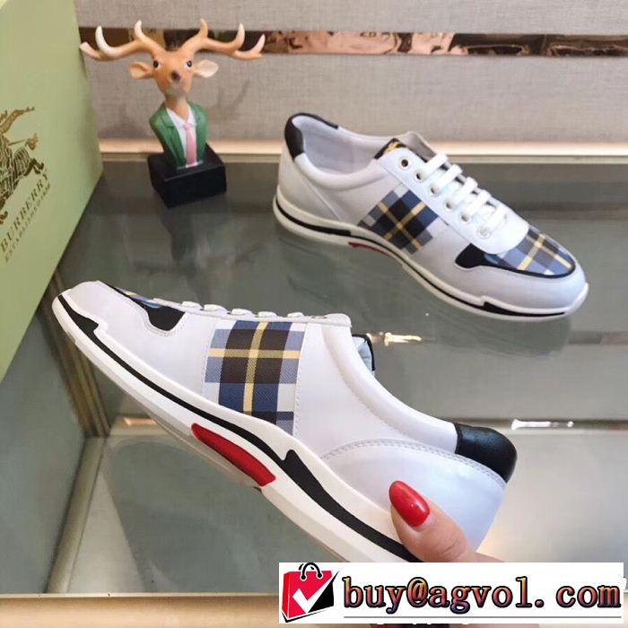 カジュアルシューズ 人気商品最新作 バーバリー大人気発売中 BURBERRY 毎年大人気！2019