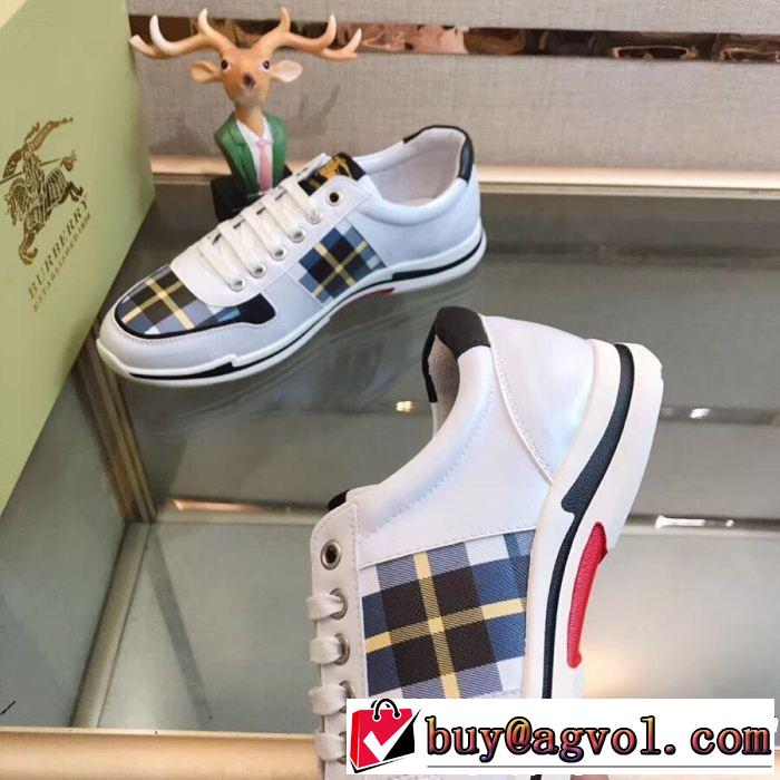 カジュアルシューズ 人気商品最新作 バーバリー大人気発売中 BURBERRY 毎年大人気！2019