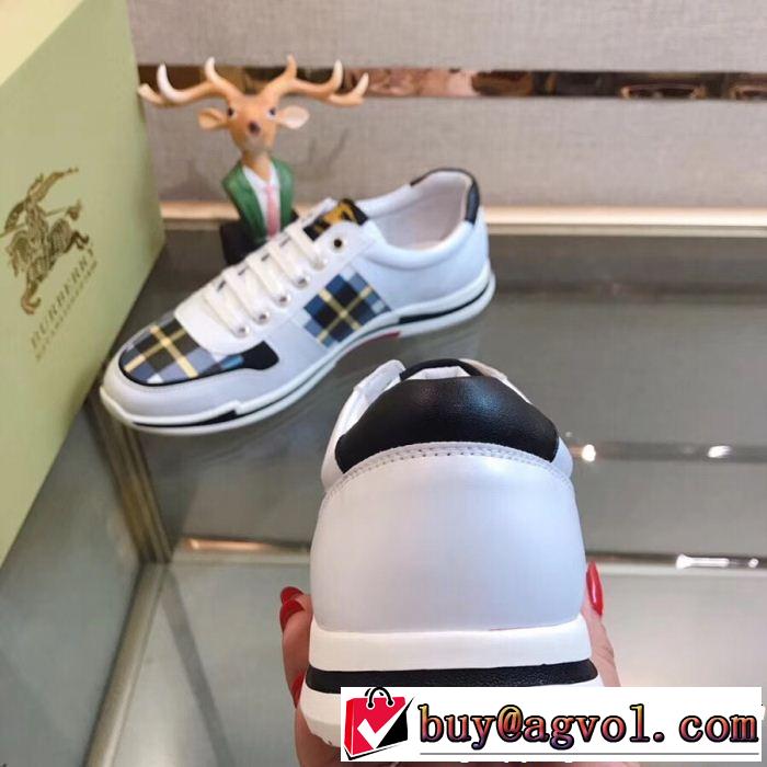 カジュアルシューズ 人気商品最新作 バーバリー大人気発売中 BURBERRY 毎年大人気！2019