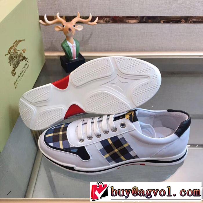 カジュアルシューズ 人気商品最新作 バーバリー大人気発売中 BURBERRY 毎年大人気！2019