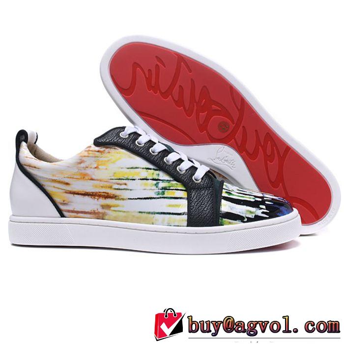 超人気な専門店Christian Louboutinルブタン偽物ローカット本革メンズスポーツシューズスニーカーコピー人気靴