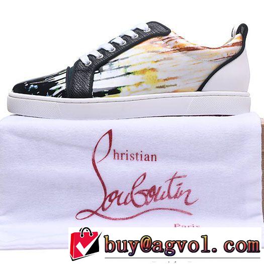 超人気な専門店Christian Louboutinルブタン偽物ローカット本革メンズスポーツシューズスニーカーコピー人気靴