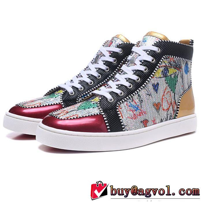 Christian Louboutinルブタンスニーカーコピー超激得100%新品メンズハイカットシューズ通勤通学靴