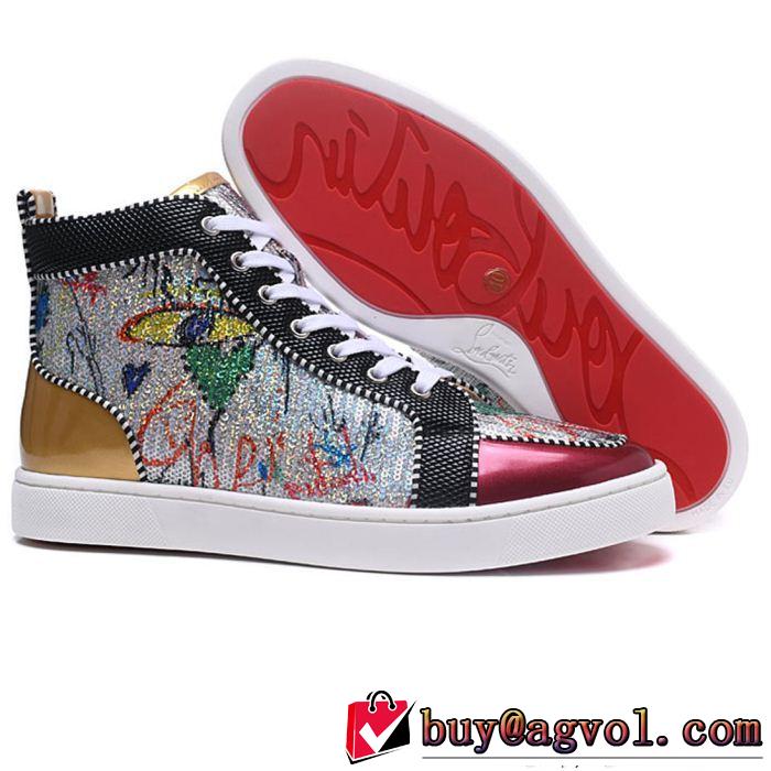 Christian Louboutinルブタンスニーカーコピー超激得100%新品メンズハイカットシューズ通勤通学靴