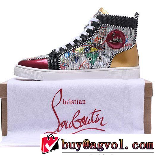 Christian Louboutinルブタンスニーカーコピー超激得100%新品メンズハイカットシューズ通勤通学靴