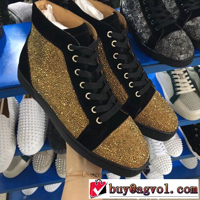  クリスチャンルブタン 2018最安値！Christian Louboutin スニーカー、靴 ハイトップシューズ 流行の注目ブランド