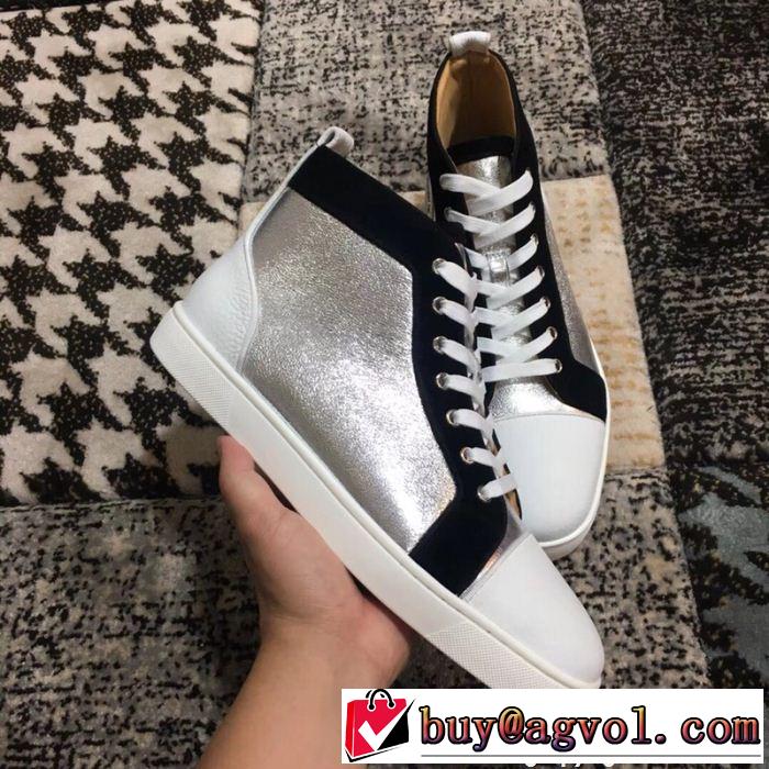  海外先行発売！今季新作登場 クリスチャンルブタン Christian Louboutin スニーカー、靴 ハイトップシューズ