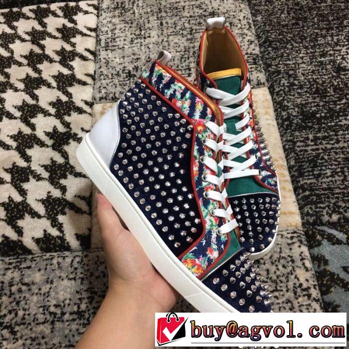 超定番人気 クリスチャンルブタン Christian Louboutin スニーカー、靴 スパイク 個性的なモデル