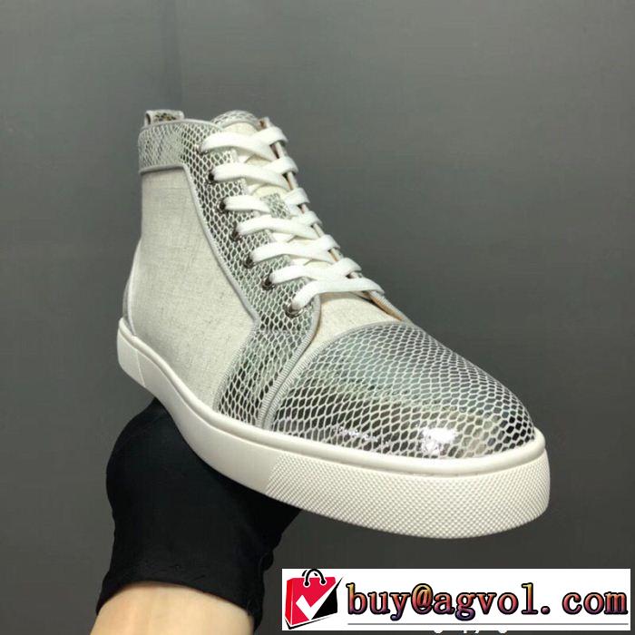  再入荷！ ハイトップシューズ クリスチャンルブタン Christian Louboutin スニーカー、靴 魅力をプラス