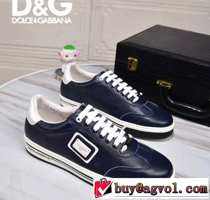 １着は持つべき 2018年春夏入荷 ドルチェ＆ガッバーナ カジュアルシューズ Dolce&Gabbana 2色可選