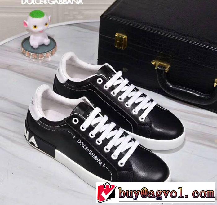 ドルチェ＆ガッバーナ Dolce&Gabbana 2色可選 カジュアルシューズ 希少性の高い 2018最安値！