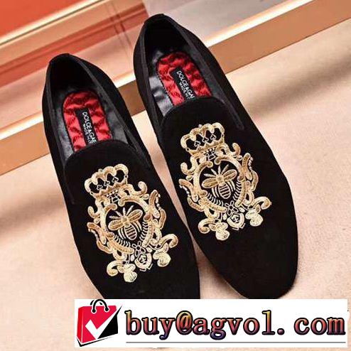  超お買い得ドルチェ＆ガッバーナ大胆なデザイン  Dolce&Gabbana スリップオン