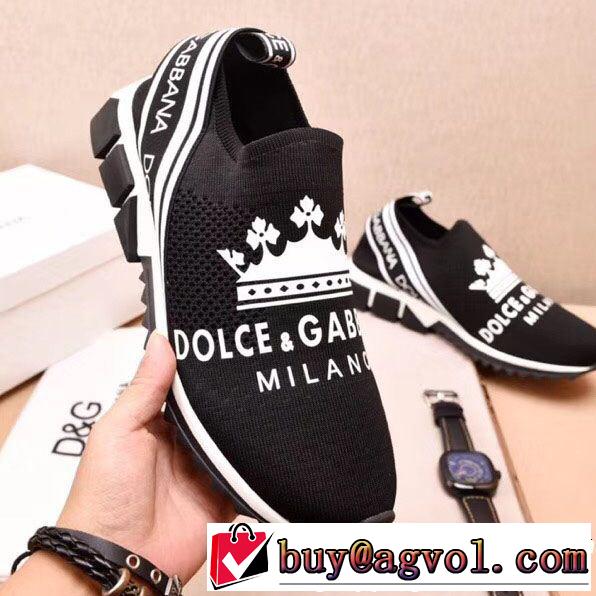  2018人気の主流アイテム期間限定セール  Dolce&Gabbana 2色可選 スニーカー、靴 ドルチェ＆ガッバーナ