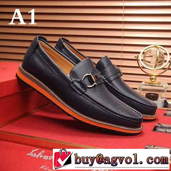 カジュアルシューズ FERRAGAMO サルヴァトーレフェラガモ 定番品質保証 最終数量限り！ 3色可選