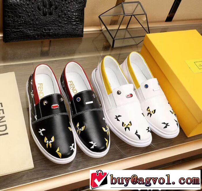 しっかりとした 2色可選 カジュアルシューズ 2018最安値！ フェンディ FENDI