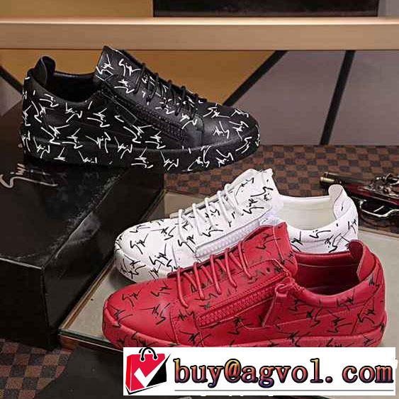  2018年秋冬コレクション  ジュゼッペ ザノッティ GIUSEPPE ZANOTTI 3色可選 ランニングシューズ オシャレデザインが人気 