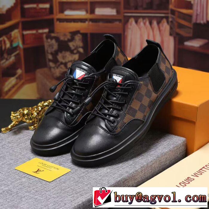高品質な2色可選 ルイ ヴィトン LOUIS VUITTON カジュアルシューズ18ＳＳ美品