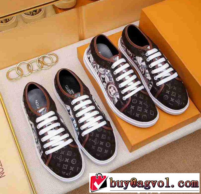  カジュアルシューズ 2色可選 2018新品入荷 ルイ ヴィトン LOUIS VUITTON 超人気美品