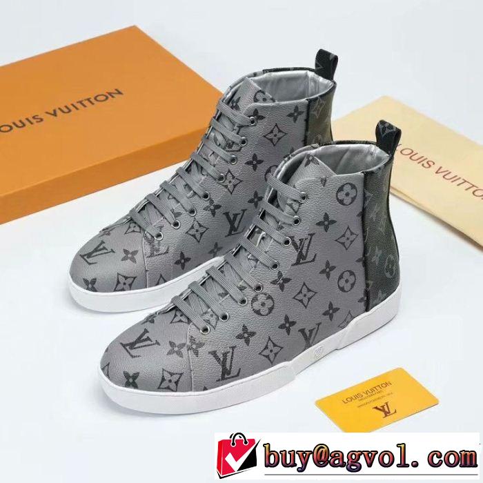  話題の新作到着！LOUIS VUITTON ハイトップシューズ 3色可選ルイ ヴィトン 売上ランキング1位