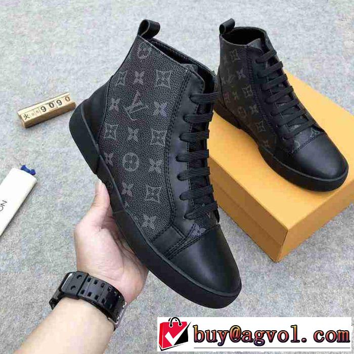  超目玉新作 ハイトップシューズ 2色選択可 18ＳＳ美品 ルイ ヴィトン LOUIS VUITTON 希少性の高い