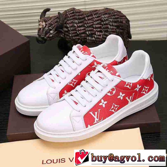  2色選択可 大人っぽく知的な ルイ ヴィトン LOUIS VUITTON 秋季超人気アイテム スニーカー 2018年秋冬入荷