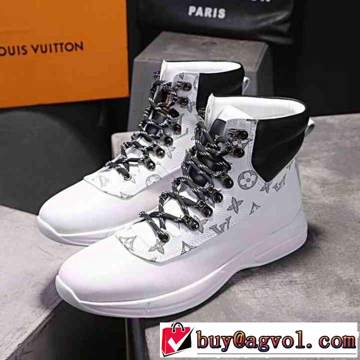  ハイトップシューズ 在庫を確保ルイ ヴィトン LOUIS VUITTON 2018年秋冬入荷 2色選択可