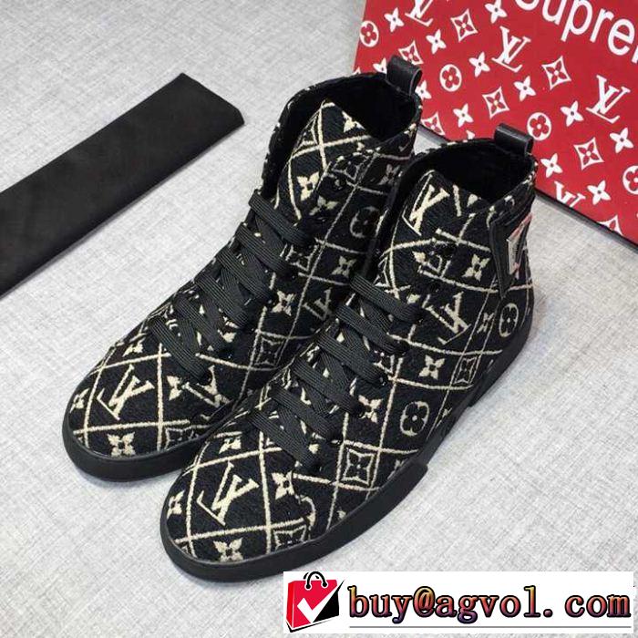  ルイ ヴィトン LOUIS VUITTON ハイトップシューズ  クリスマスおすすめアイテム  2018夏更新人気商品 