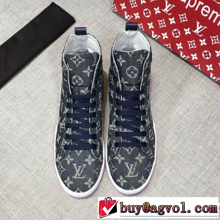 最新版おすすめ商品 ルイ ヴィトン LOUIS VUITTON ハイトップシューズ 新入荷アイテムの通販