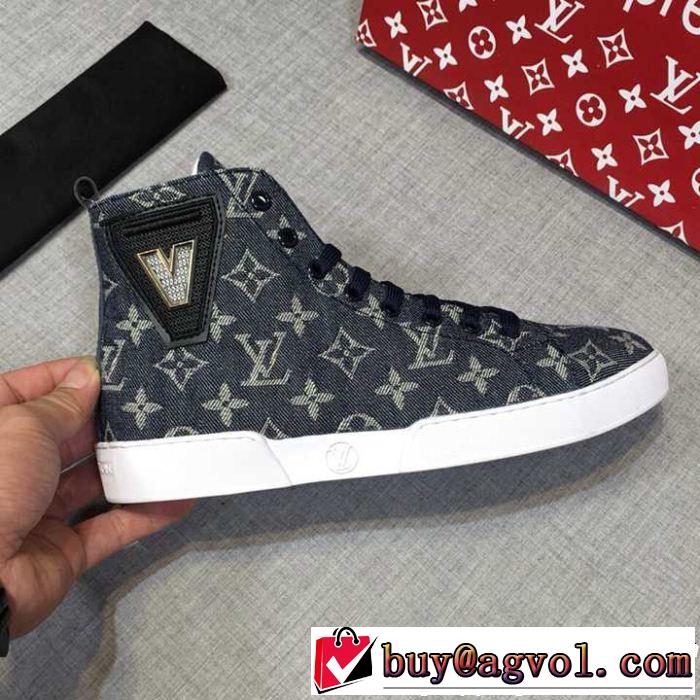 最新版おすすめ商品 ルイ ヴィトン LOUIS VUITTON ハイトップシューズ 新入荷アイテムの通販