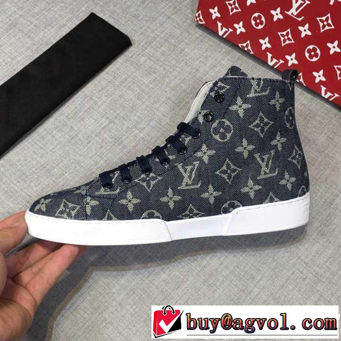 最新版おすすめ商品 ルイ ヴィトン LOUIS VUITTON ハイトップシューズ 新入荷アイテムの通販