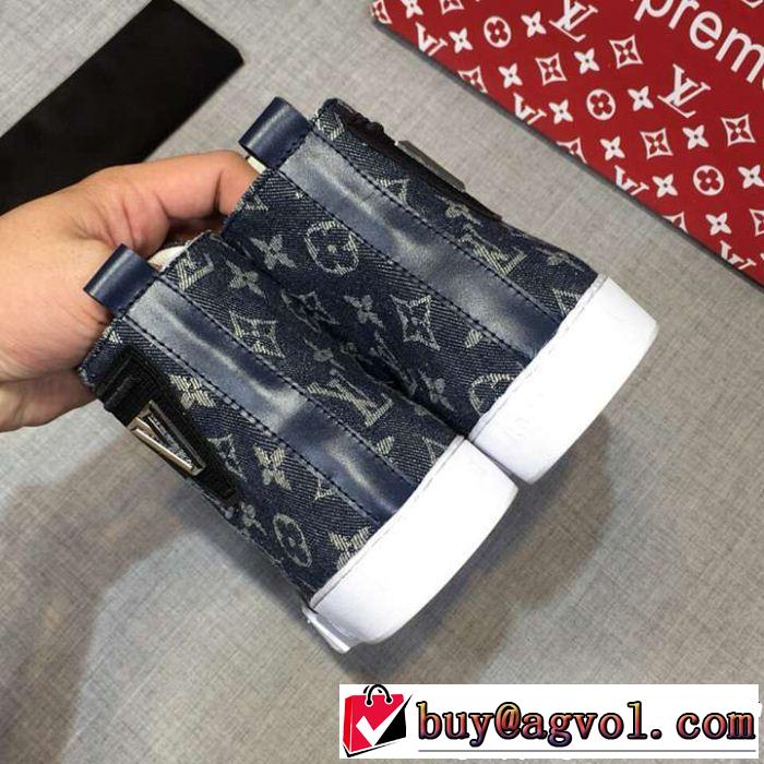 最新版おすすめ商品 ルイ ヴィトン LOUIS VUITTON ハイトップシューズ 新入荷アイテムの通販