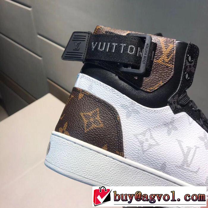 限定 2018年大人気 ハイトップシューズ  なぜか大人気！ 高品質 ルイ ヴィトン LOUIS VUITTON