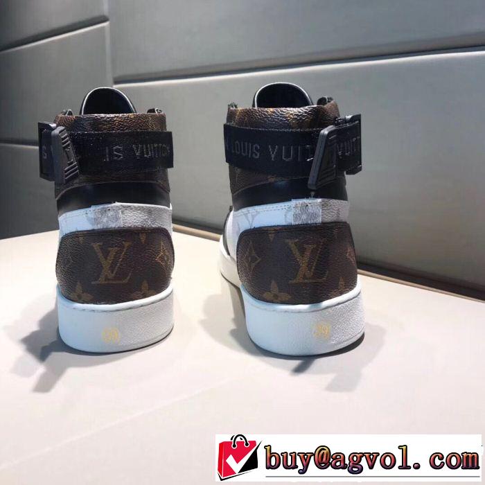 限定 2018年大人気 ハイトップシューズ  なぜか大人気！ 高品質 ルイ ヴィトン LOUIS VUITTON