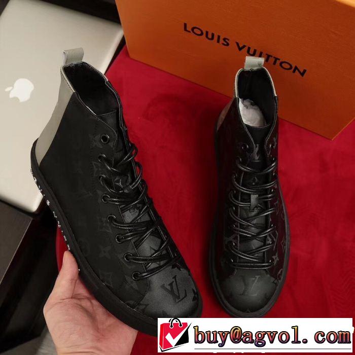 LOUIS VUITTON 2色可選 ルイ ヴィトン 期間限定大人気商品 ハイトップシューズ  大人気でした！ 