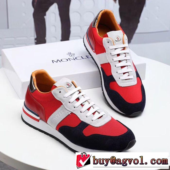 一番人気限定アイテム モンクレール MONCLER ランニングシューズ 2色可選 限定品もチェック！