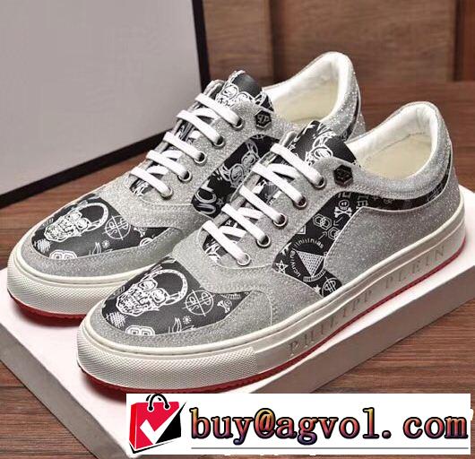 秋冬大活躍 フィリッププレイン2018最安値！ PHILIPP PLEIN スニーカーすっかり定番化