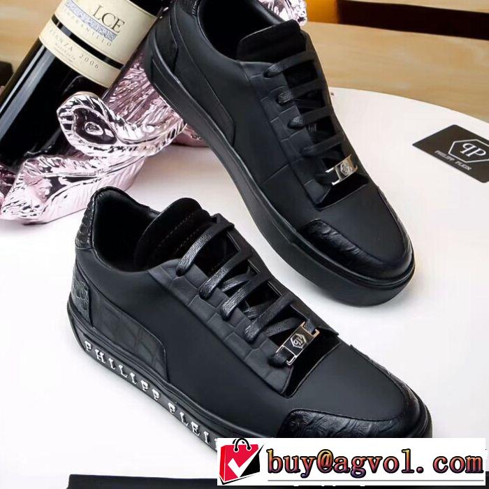 2018年秋冬入荷 フィリッププレイン大人っぽい PHILIPP PLEIN スニーカー欧米韓流