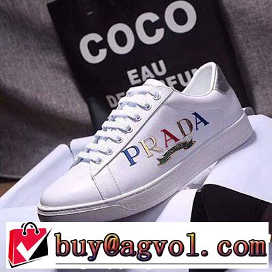 流行っている プラダ PRADA 2色可選 2018年秋冬シーズンスニーカー、靴ファッションの最先端！