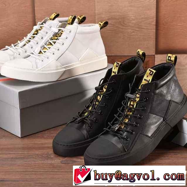 2色選択可 ハイトップシューズ   2018年人気満々のブランド プラダ PRADA数量限定再入荷
