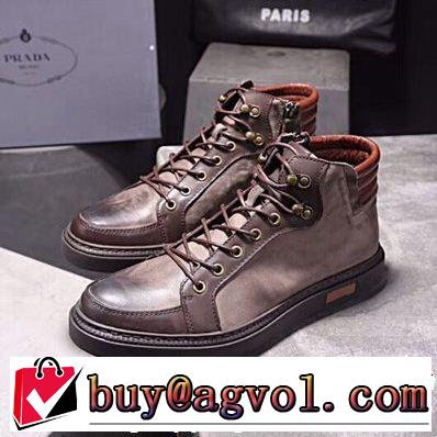 最近人気一番！ ハイトップシューズ  2018新品入荷 2色選択可 プラダ PRADA 人気急上昇中
