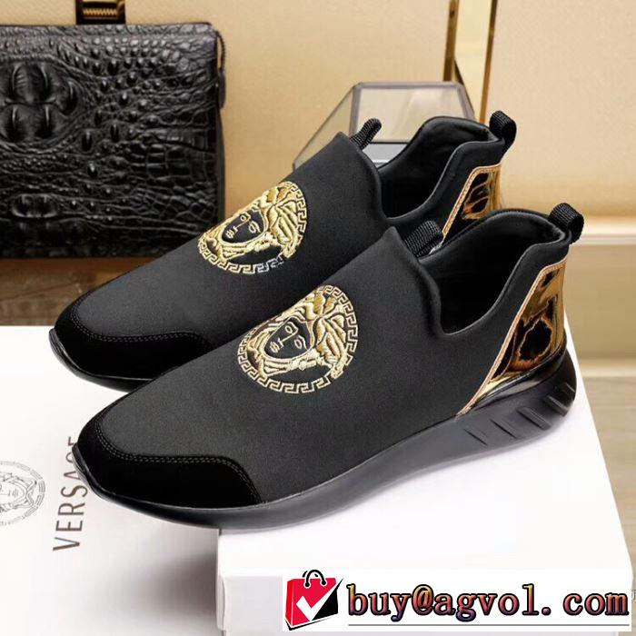 絶妙な新商品 VERSACE スニーカー柔軟 2018新品 ヴェルサーチ