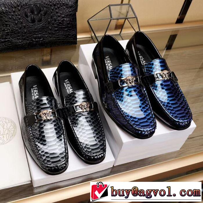 ストリートファッション 2色可選2018新品 ヴェルサーチ VERSACE カジュアルシューズ